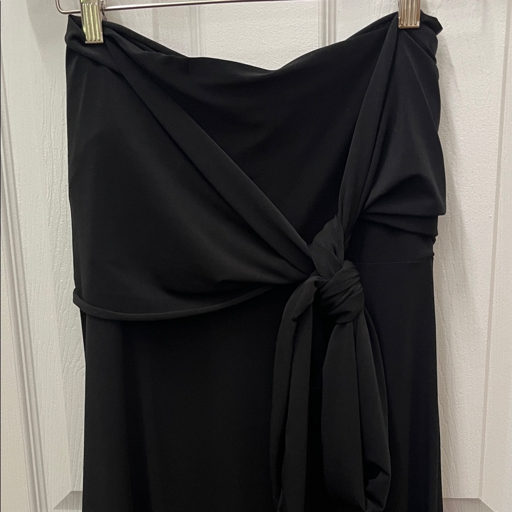 Ocean Dream  Black Swim Coverup Dress or Skirt - Picture 3 of 6